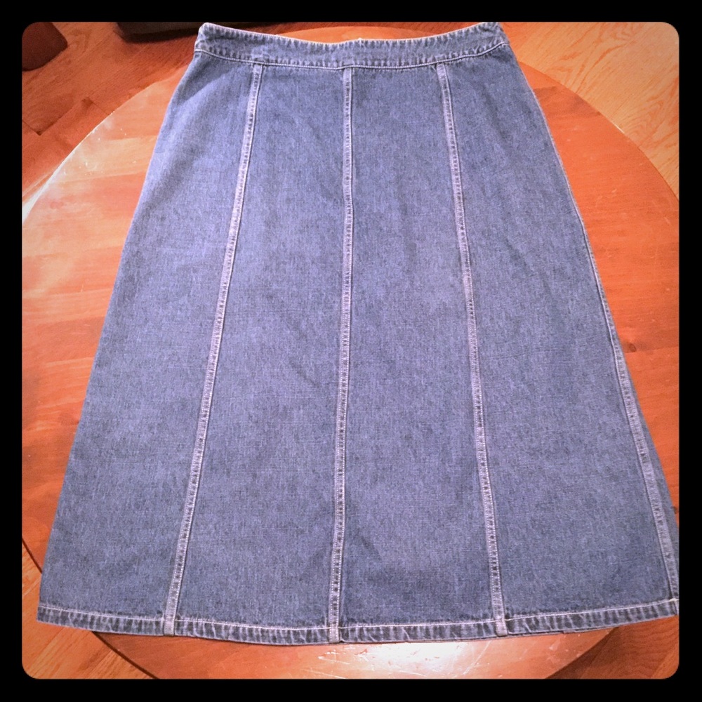 Norton Petites Denim Skirt
